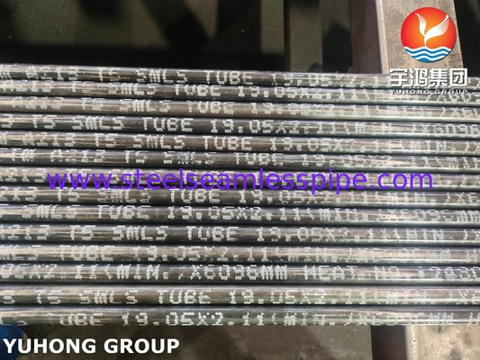 ASTM A213 T5 K41545 ท่อเหล็กสแตนเลส โครมโมลิบเดนัมไร้รอยสําหรับอุปกรณ์แลกเปลี่ยนความร้อน