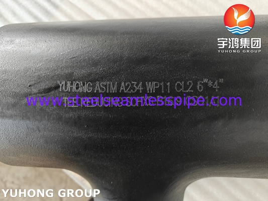 ASTM A234 WP11 CL2 สแตนเลสเหล็กลดเที ASME B16.9 อุปกรณ์ประกอบท่อ Buttweld