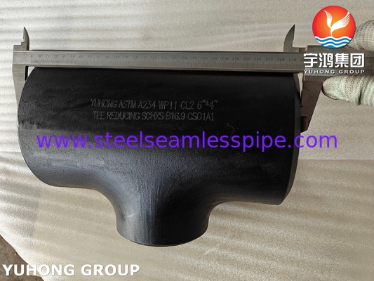ASTM A234 WP11 CL2 สแตนเลสเหล็กลดเที ASME B16.9 อุปกรณ์ประกอบท่อ Buttweld