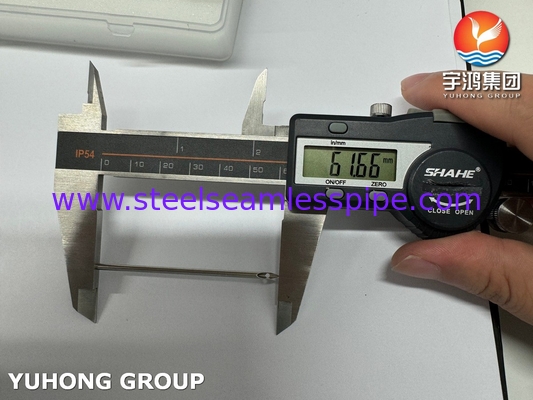 สแตนเลสทองเหลืองไร้ขัด หุ้มขัดเข็มหลอดประสาท TP304 TP316L