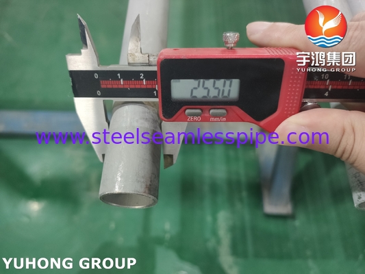 ASTM A249 TP316Ti ท่อผสมเหล็กไร้ขัดเหล็ก โปรแกรมปิโตรเคมี แลกเปลี่ยนความร้อน น้ํามันและก๊าซ