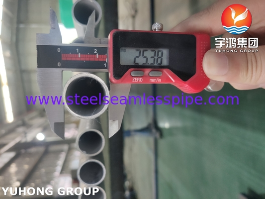 ASTM A249 TP316Ti ท่อผสมเหล็กไร้ขัดเหล็ก โปรแกรมปิโตรเคมี แลกเปลี่ยนความร้อน น้ํามันและก๊าซ