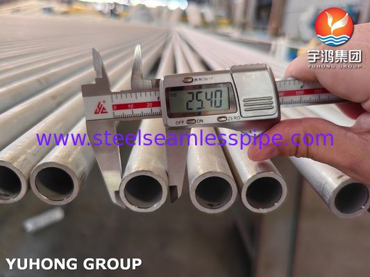 ASME SA213 TP304 ท่อไร้รอยเหล็กไร้ขัดสําหรับเครื่องปั่น
