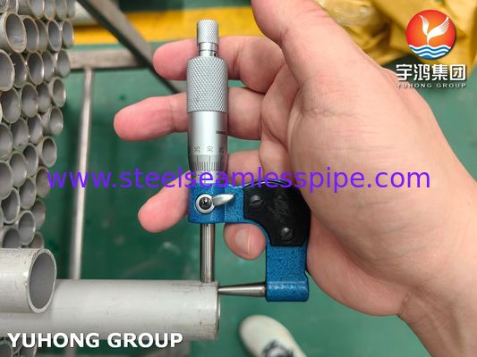 ASME SA213 TP304 ท่อไร้รอยเหล็กไร้ขัดสําหรับเครื่องปั่น