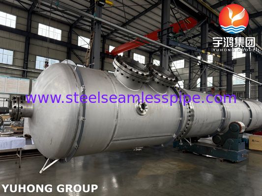 ถังความดันตัวแยกอุณหภูมิต่ำ มาตรฐาน ASME วัสดุหุ้มคาร์บอนสตีล / สแตนเลส