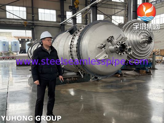 ถังความดันตัวแยกอุณหภูมิต่ำ มาตรฐาน ASME วัสดุหุ้มคาร์บอนสตีล / สแตนเลส