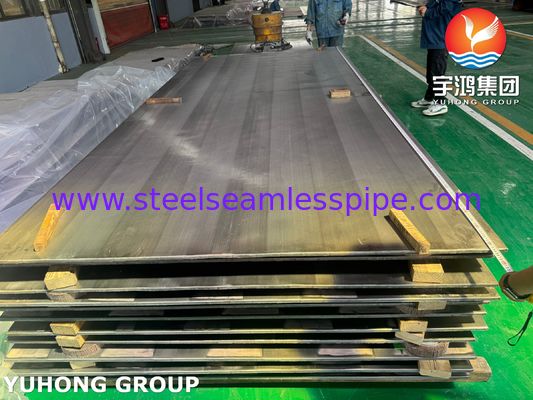 ผนังเคลือบระเบิด ASME SA516 Gr.70 โลหะคาร์บอน ASME SB127 Monel 400