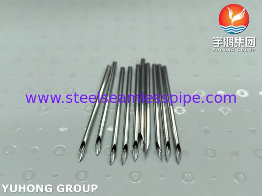 SUS304 สแตนเลสทางการแพทย์ หลังตา AV Fistula Needle Tube สําหรับการหลอดเลือด