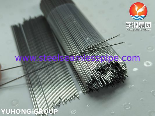 ท่อเข็มในเส้นเลือดจากเหล็กไร้สแตนเลส สําหรับการบริการยา ISO9626 SUS304