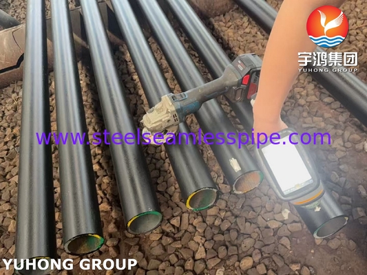ASTM A335 / ASME SA335 P9 ท่อไร้รอยเหล็กสแตนเลส สีดํา