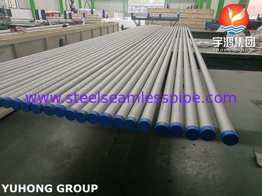 B407 N08810 ท่อเหล็กไร้ตะเข็บ Incoloy 800H นิกเกิลอัลลอยด์ ปลายเรียบ สำหรับเครื่องทำความร้อนยิ่งยวดและเตาเผา