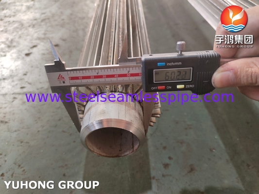 ASTM A213 TP316L ท่อครีบเชื่อมตามยาวสำหรับออยล์คูลเลอร์ (Oil Coolers) และระบบทำความเย็น