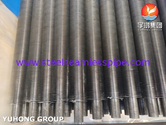 โลหะคาร์บอน ASTM A179 ประเภท G ท่อปีกที่ติดตั้งสําหรับเครื่องเย็นอากาศ