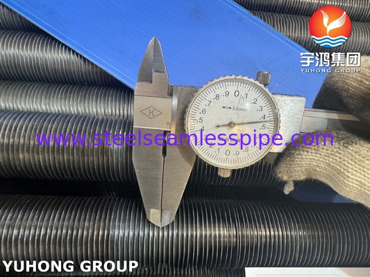 ASME SA179 หลอดปีกชนิด L แบบบานที่มีปีก AL1060 สําหรับเครื่องแลกเปลี่ยนความร้อนที่เย็นด้วยอากาศ