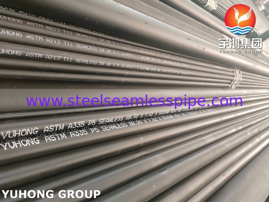 ASTM A335 P5 ท่อเหล็กสแตนเลสเฟอริติกไร้รอยสําหรับการใช้งานอุณหภูมิสูง