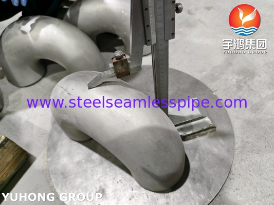 ข้อต่อสแตนเลส ASTM A403 / ASME SA403 WP321H แบบไร้รอยต่อ 180° Elbow B16.9