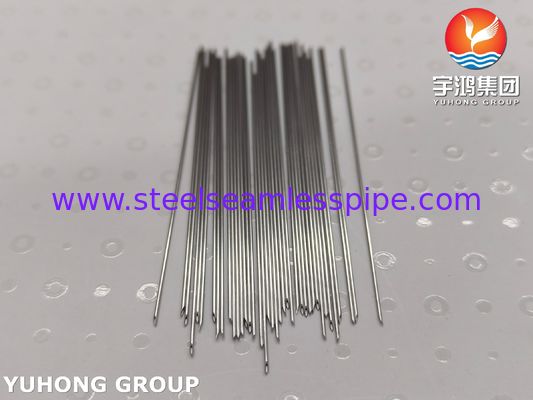 ท่อเข็มฝังในหลอดเลือดดำเกรดทางการแพทย์สแตนเลส SUS304 , ปลายตัดด้านหลัง