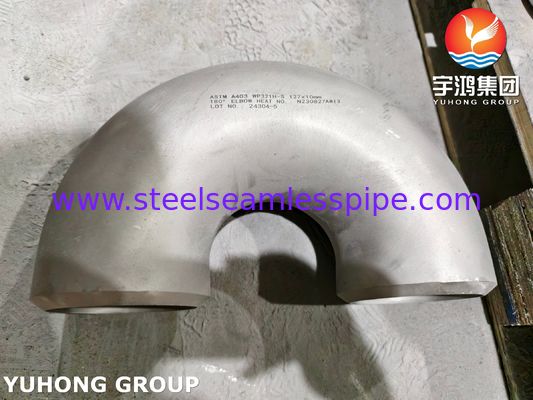 ข้อต่อท่อสแตนเลส ASTM A403 WP321H ASME B16.9 แบบเชื่อมชน 180°