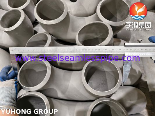 ข้อต่อท่อสแตนเลส ASTM A403 WP321H ASME B16.9 แบบเชื่อมชน 180°