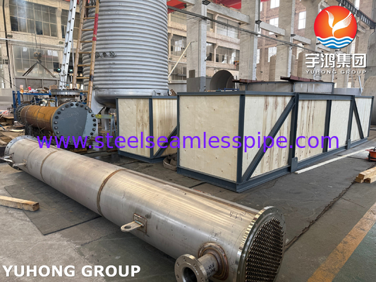 BV ตรวจสอบ SA182 F11 GR.2 ท่อแผ่นแลกเปลี่ยนความร้อนแบบเปลือกและท่อ TEMA R Type เพื่อการถ่ายเทความร้อนที่ดีที่สุด