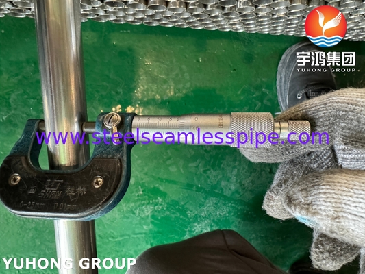 ASTM A249 TP316L หลอดเชื่อม โปรแกรม 10S เครื่องแลกเปลี่ยนความร้อนและหลอดหม้อร้อน
