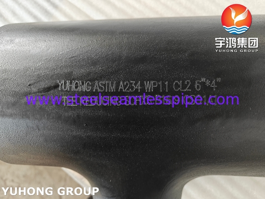 อุณหภูมิสูงลด Tee A234 WP11-CL2 สแตนเลสสแตนเลสสําหรับระบบไฟฟ้า