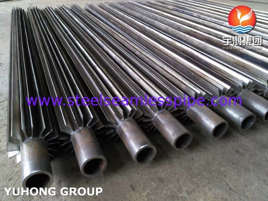 ท่อครีบตามยาว ASTM SA210 Gr A1 พร้อมครีบเหล็กกล้าคาร์บอนสำหรับเครื่องแลกเปลี่ยนความร้อน