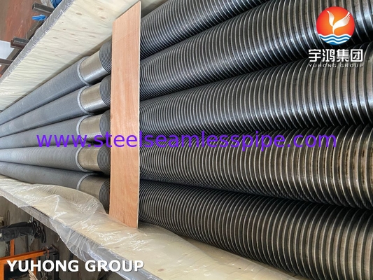 ท่อครีบเชื่อมความถี่สูง ASTM A312 TP347H สำหรับเตาเผาเครื่องอุ่นอากาศ