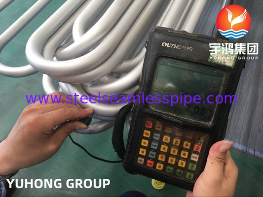 ASTM B444 ท่อโค้งงอรูปตัว U อัลลอย 625 ขนาดที่กำหนดเองสำหรับคอนเดนเซอร์ ระบบน้ำมันและก๊าซนอกชายฝั่ง