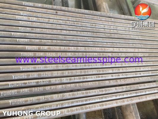 ASME SA210 เกรด A1 สแตนเลสคาร์บอน ท่อหม้อที่ไม่มีรอยต่อและท่อ Superheater