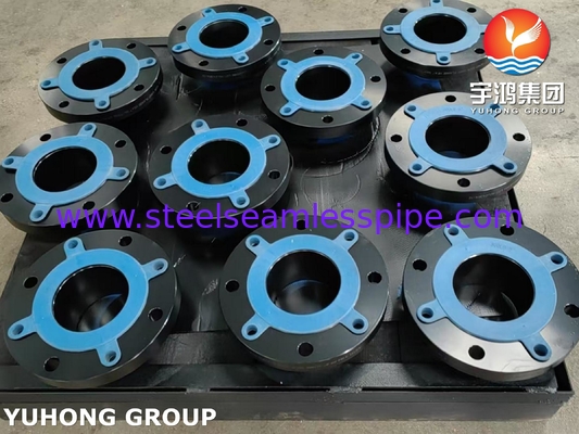 หน้าแปลนคอเชื่อมสแตนเลส ASTM A182 F5 RF / FF สำหรับโรงไฟฟ้าปิโตรเคมี