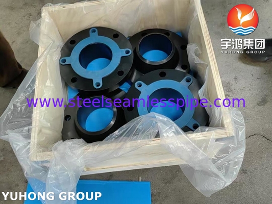 หน้าแปลนคอเชื่อมสแตนเลส ASTM A182 F5 RF / FF สำหรับโรงไฟฟ้าปิโตรเคมี