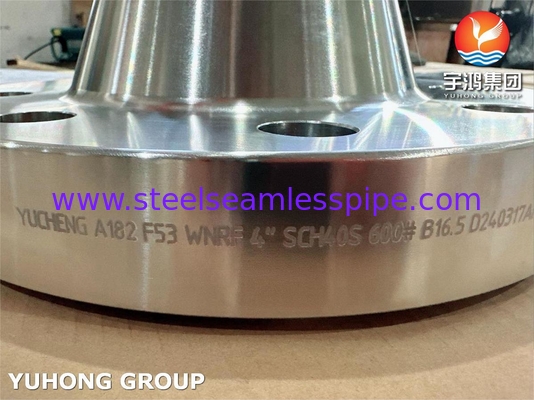 หน้าแปลน ASTM A182 F53 UNS S32750 WNRF ASME B16.5 Class 150-2500