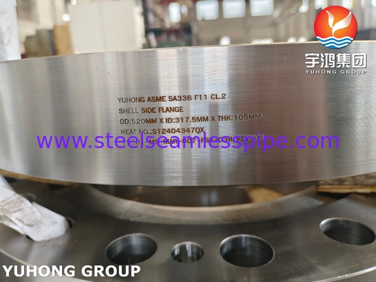 สแตนเลียสแตนเลส ช่องปิดเปลือก Shell Side Flange SA336 F11 CL2