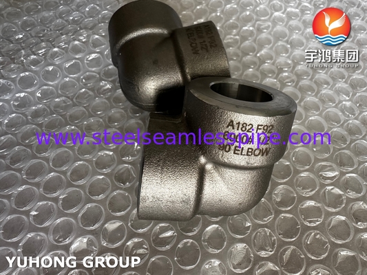 ASTM A182 F92 สแตนเลสสแตนเลสโกหก 90 องศา เอลโค 2 นิ้ว B1611
