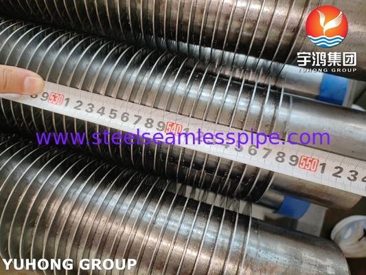 ASTM A335 P22 HFW ท่อปีกขัดขัด 11-13Cr สําหรับเครื่องแลกเปลี่ยนความร้อน
