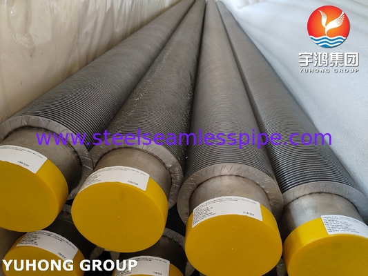 ท่อครีบแข็ง ASTM A376 TP347H สำหรับเครื่องแลกเปลี่ยนความร้อนและหม้อไอน้ำ