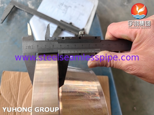 หน้าแปลนโลหะผสมทองแดงนิกเกิล ASTM B283 C70620 สำหรับอุตสาหกรรมเคมี