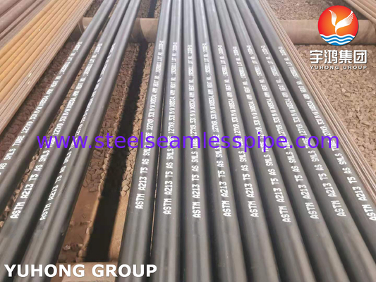 ท่อเหล็กอัลลอย ASTM A213 T5 แบบไร้รอยต่อสำหรับหม้อไอน้ำและเครื่องทำความร้อนยิ่งยวด