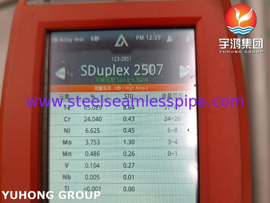 ท่อไร้รอยต่อสแตนเลสสตีล Super Duplex ASTM A790 UNS S37500