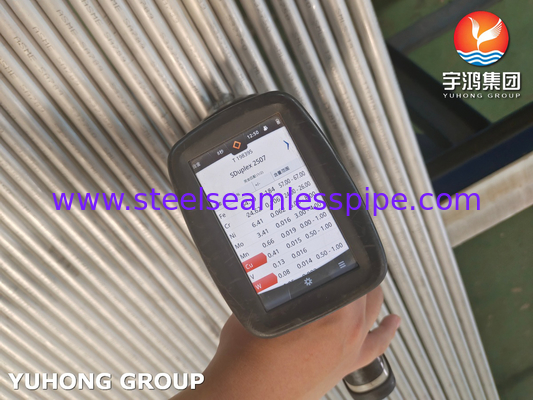 ASTM A790 S32750 ท่อสแตนเลสดูเพล็กซ์ไร้รอยต่อสำหรับท่อส่งและโรงไฟฟ้า