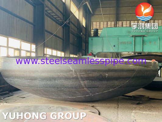 หัวรูปไข่ ASME U Stamp 2:1 Q245R ได้รับการรับรอง NACE สำหรับภาชนะบริการเปรี้ยวในโรงกลั่น