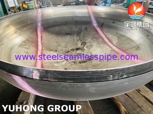 หัวรูปไข่ ASME U Stamp 2:1 Q245R ได้รับการรับรอง NACE สำหรับภาชนะบริการเปรี้ยวในโรงกลั่น