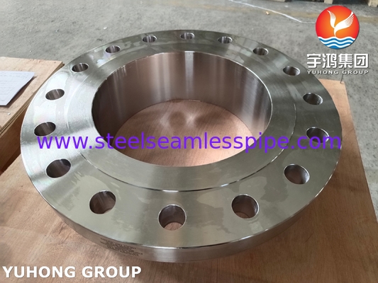 1/2" ถึง 24" ASTM A182 F51 WNRF Flanges ประเภท 150-2500 ทองเหลืองยืดหยุ่นยืดหยุ่น
