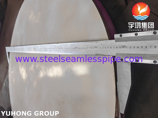 แผ่นดิสก์ทองแดงผสมอะลูมิเนียมบรอนซ์ ASME SB171 C61400 แบบขึ้นรูป