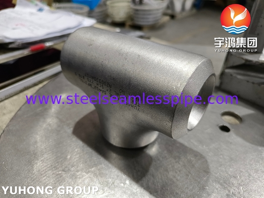 ข้อต่อสามทางเท่าสแตนเลส WP316L แรงดันสูง, เป็นไปตามมาตรฐาน ASTM A403, แบบเชื่อมชน