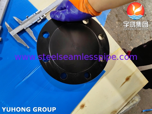 A105 สแตนเลสคาร์บอนต่ํา Blind Flange, Forged and Normalized, ASME B16.5 / EN1092-1, ใช้ในท่อน้ํามันและก๊าซ