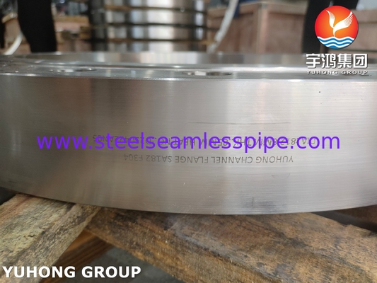 หน้าแปลนแลกเปลี่ยนความร้อน ASTM A182 / ASME SA-182 F304 พร้อมจุดหลอมเหลวสูงสำหรับการใช้งานที่อุณหภูมิสูง