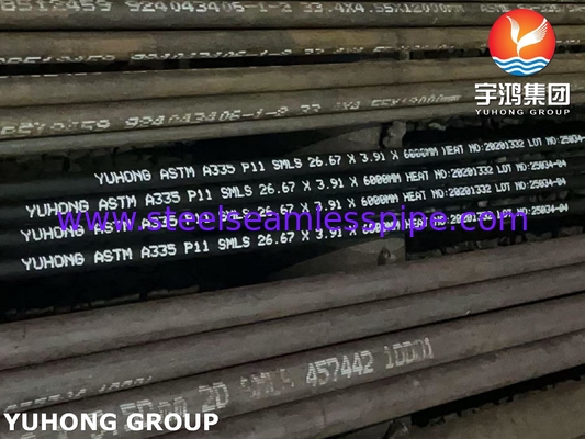 ท่อไร้รอยต่อ ASTM A335 P11 อุณหภูมิสูงสำหรับงานท่อในโรงงานปิโตรเคมีและโรงไฟฟ้า