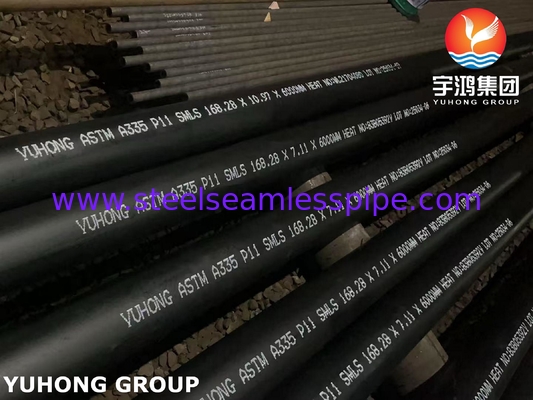 ท่อไร้รอยต่อ ASTM A335 P11 อุณหภูมิสูงสำหรับงานท่อในโรงงานปิโตรเคมีและโรงไฟฟ้า